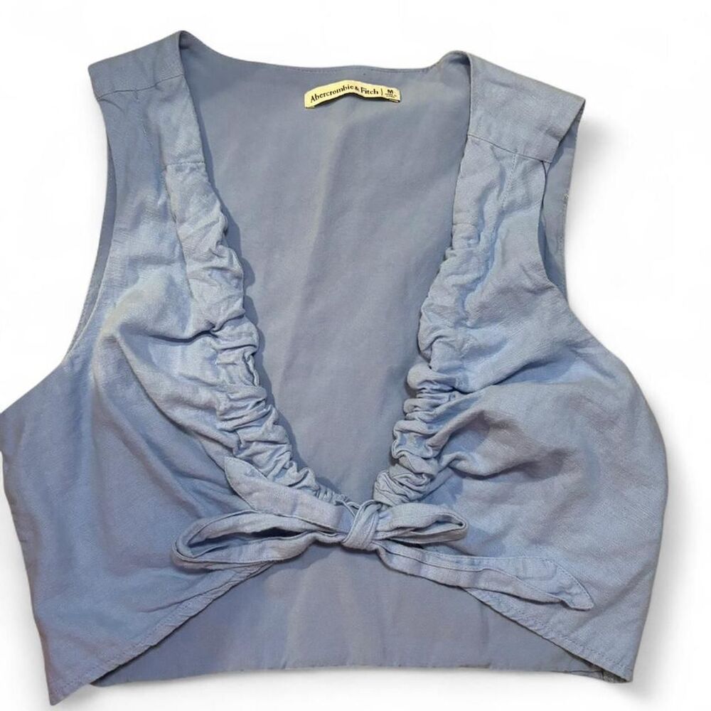 Abercrombie-fitch Women's Blue Crop-top
